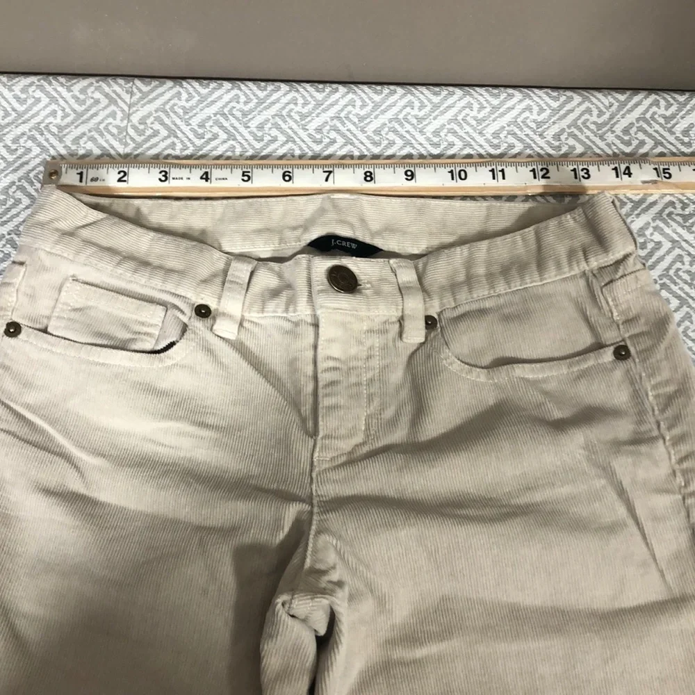 J. Crew Corduroy Jeans Zipper Ankles 26 - Picture 7 of 11
